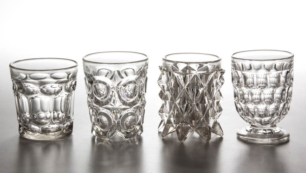 ASSORTED EAPG TUMBLERS, LOT OF FOUR (1 of 1)