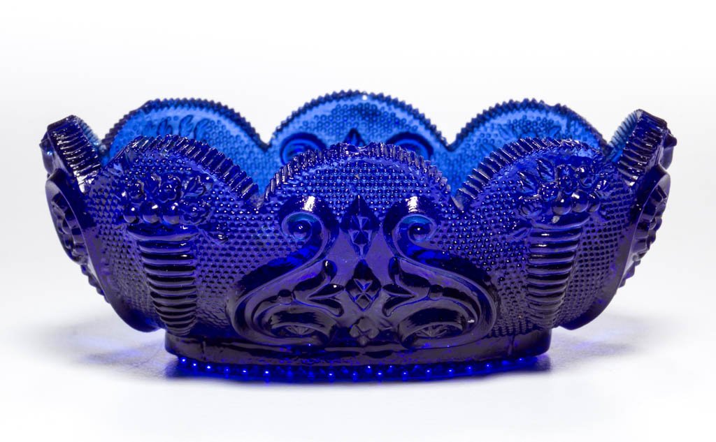 OL-12B CORNUCOPIA AND SCROLL OVAL PRESSED OPEN SALT (1 of 1)