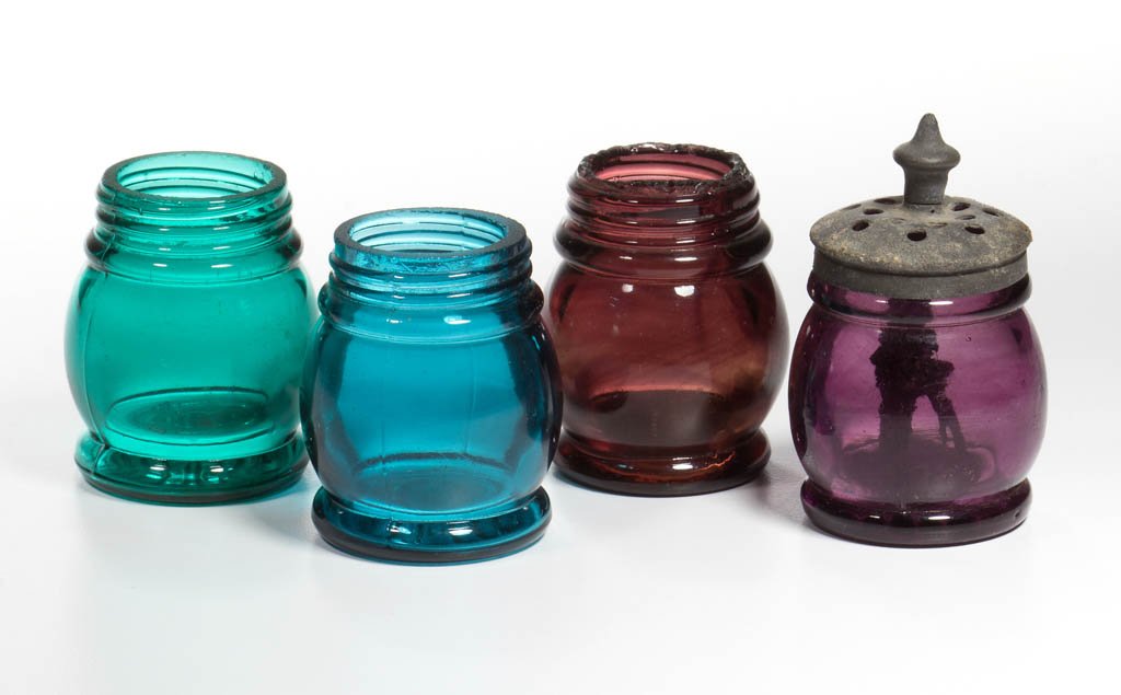 BLOWN-MOLDED CHRISTMAS SALT / PEPPER SHAKERS, LOT OF (1 of 1)