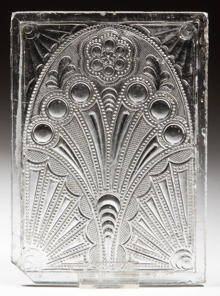 BAKEWELL PRESSED LACY PEACOCK EYE / COMET, ROSETTE, AND (1 of 2)