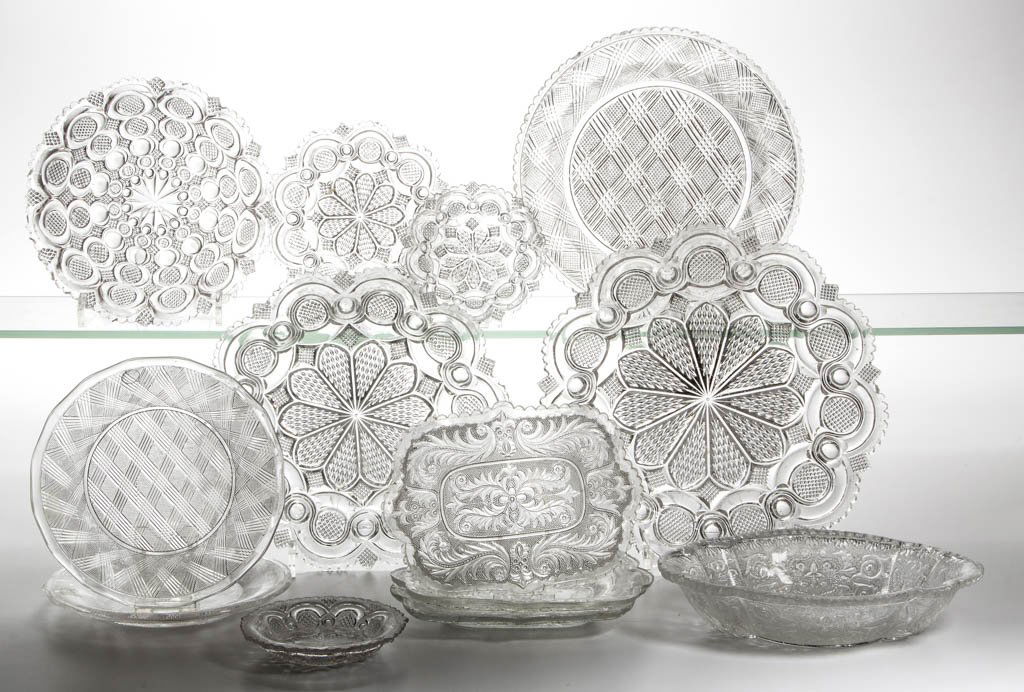 ASSORTED PRESSED LACY ARTICLES, LOT OF 13 (1 of 1)