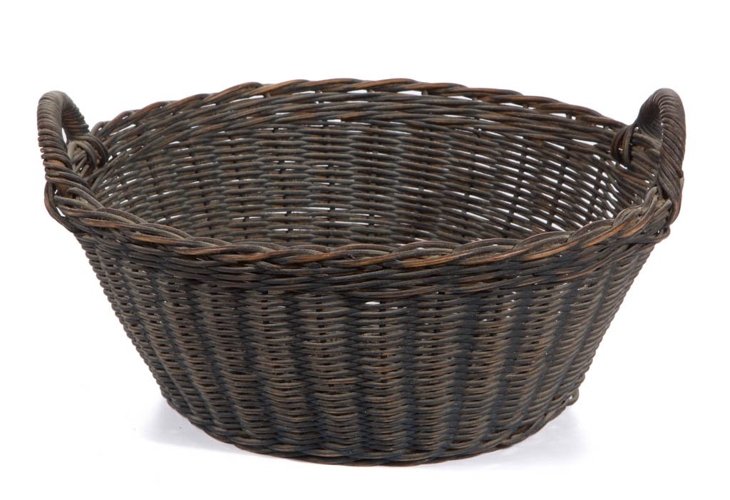 VIRGINIA PAINTED WOVEN PULLEDROD BASKET