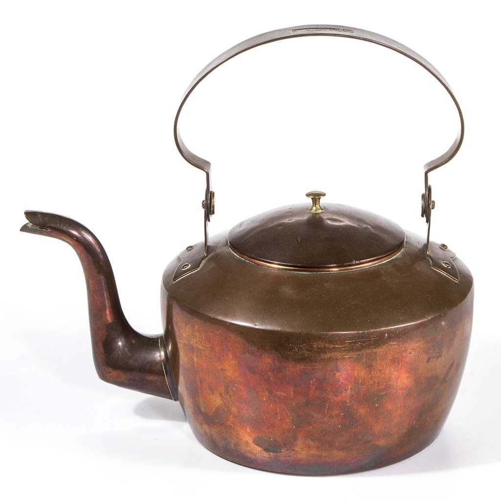 AMERICAN COPPER HOT WATER / TEA KETTLE (1 of 2)