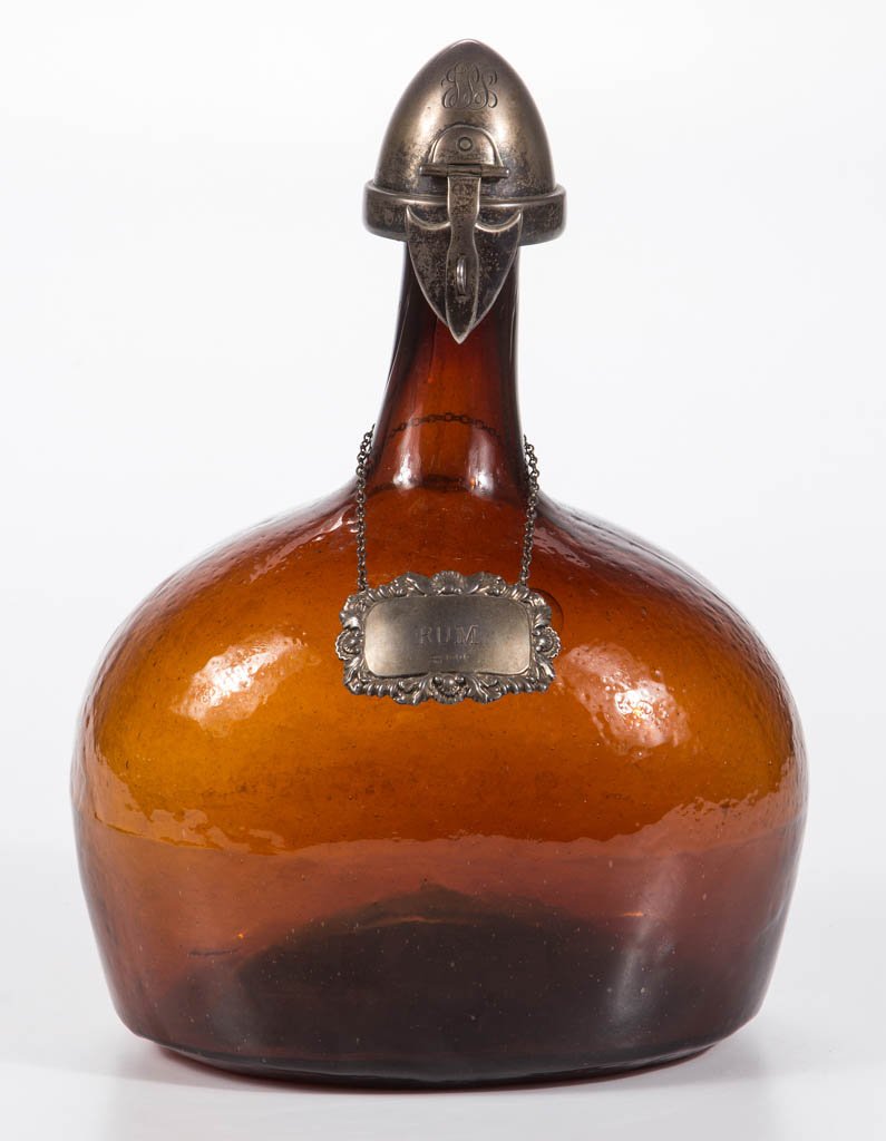 BIRMINGHAM, ENGLAND STERLING SILVER MOUNTED DECANTER (1 of 1)