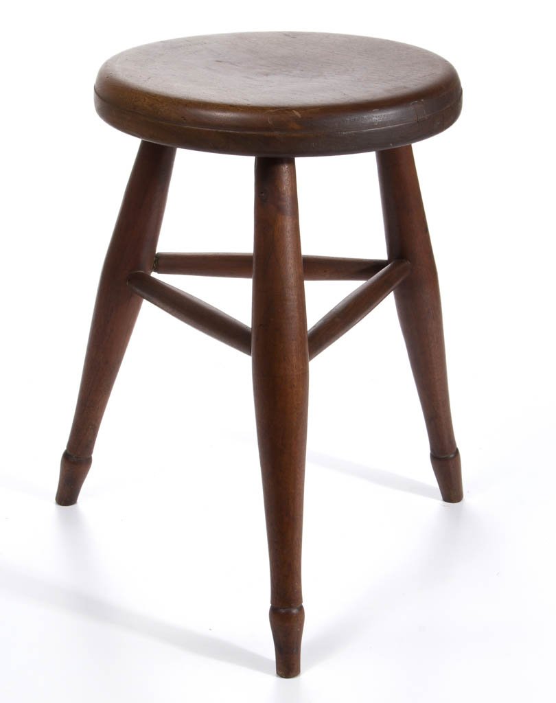 VALLEY OF VIRGINIA TURNED WALNUT STOOL (1 of 3)