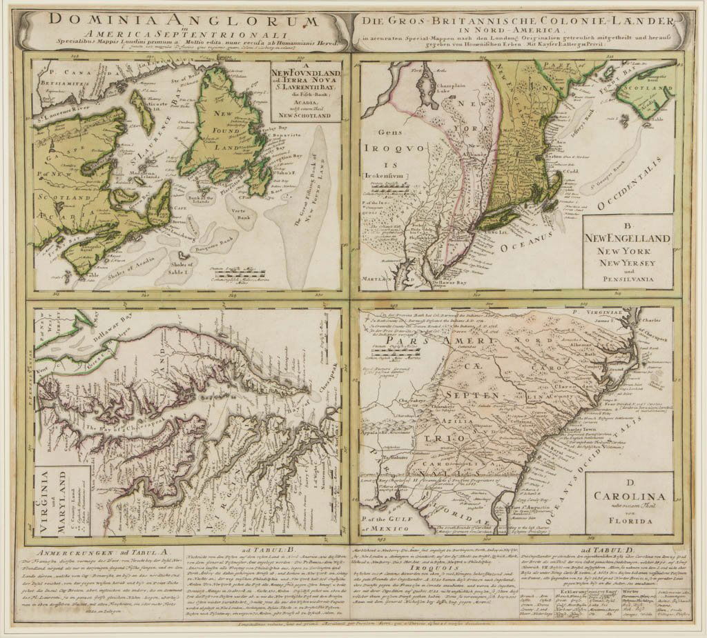 HEIRS OF JOHANN BAPTIST HOMANN (GERMAN, 1664-1724) (1 of 4)