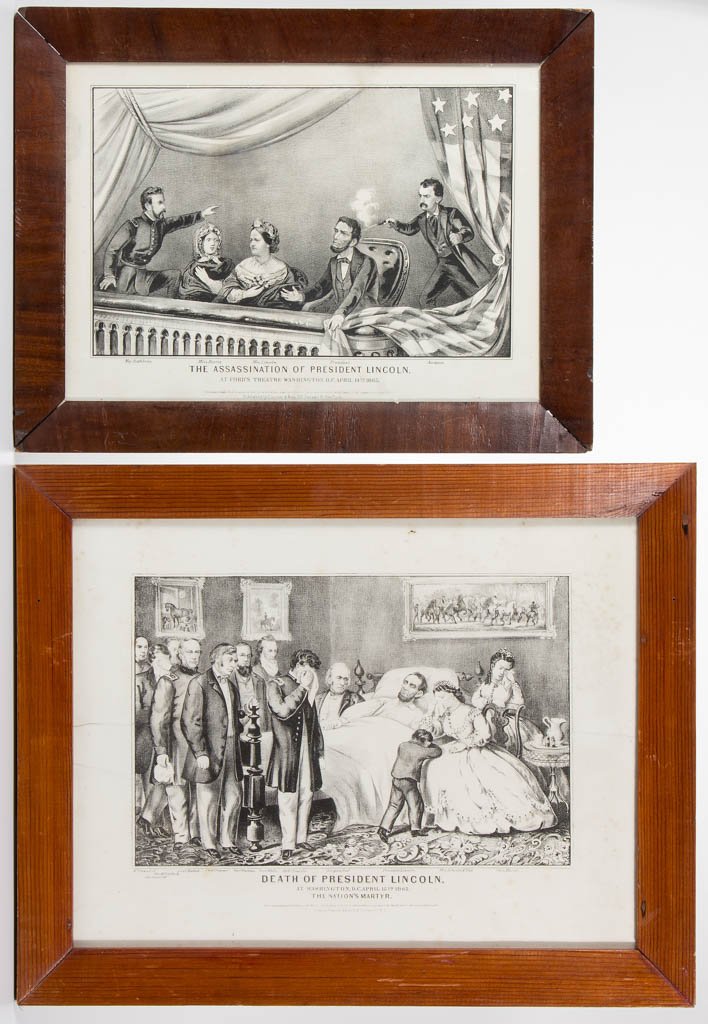 CURRIER & IVES CIVIL WAR HISTORICAL PRINTS, LOT OF TWO (1 of 3)