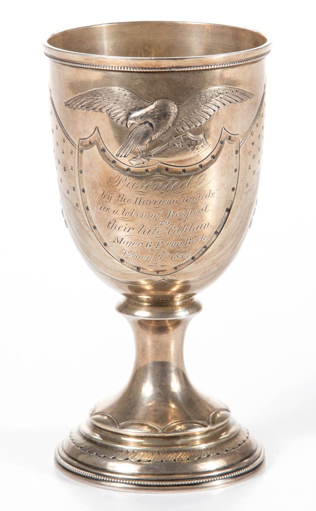 NEW YORK SILVER / SILVER-PLATED MILITARY PRESENTATION (1 of 4)