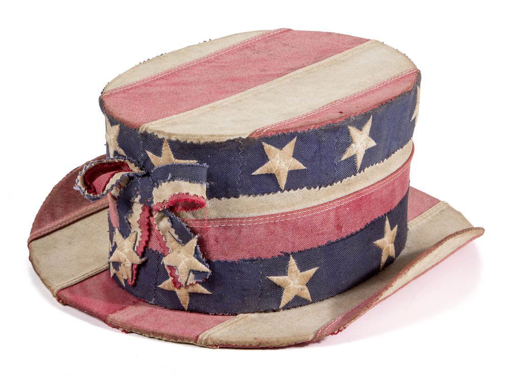 AMERICAN STARS AND STRIPES HAT DECORATION (1 of 3)