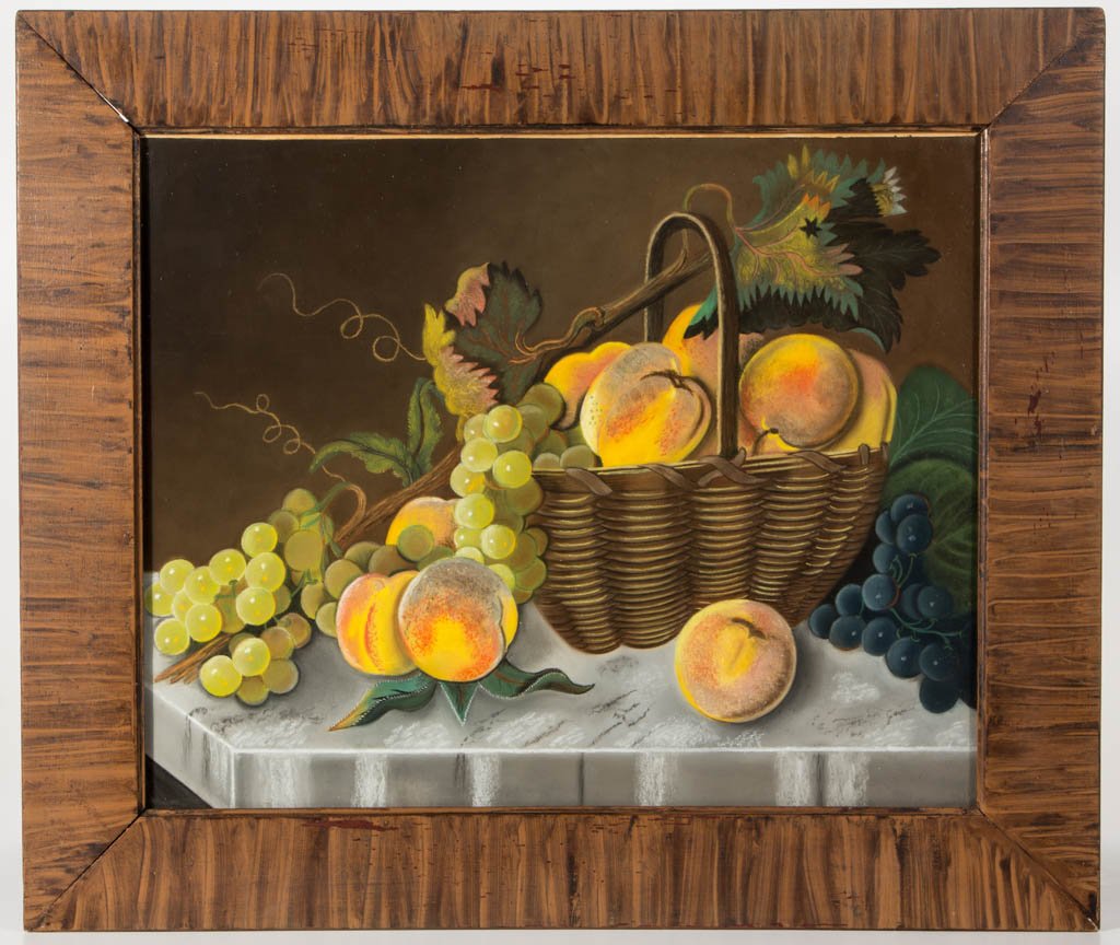 AMERICAN SCHOOL (19TH CENTURY) FOLK ART STILL-LIFE (1 of 2)