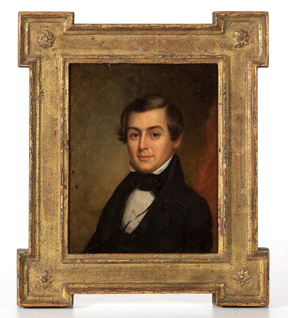 AMERICAN OR BRITISH SCHOOL (19TH CENTURY) PORTRAIT OF A (1 of 4)