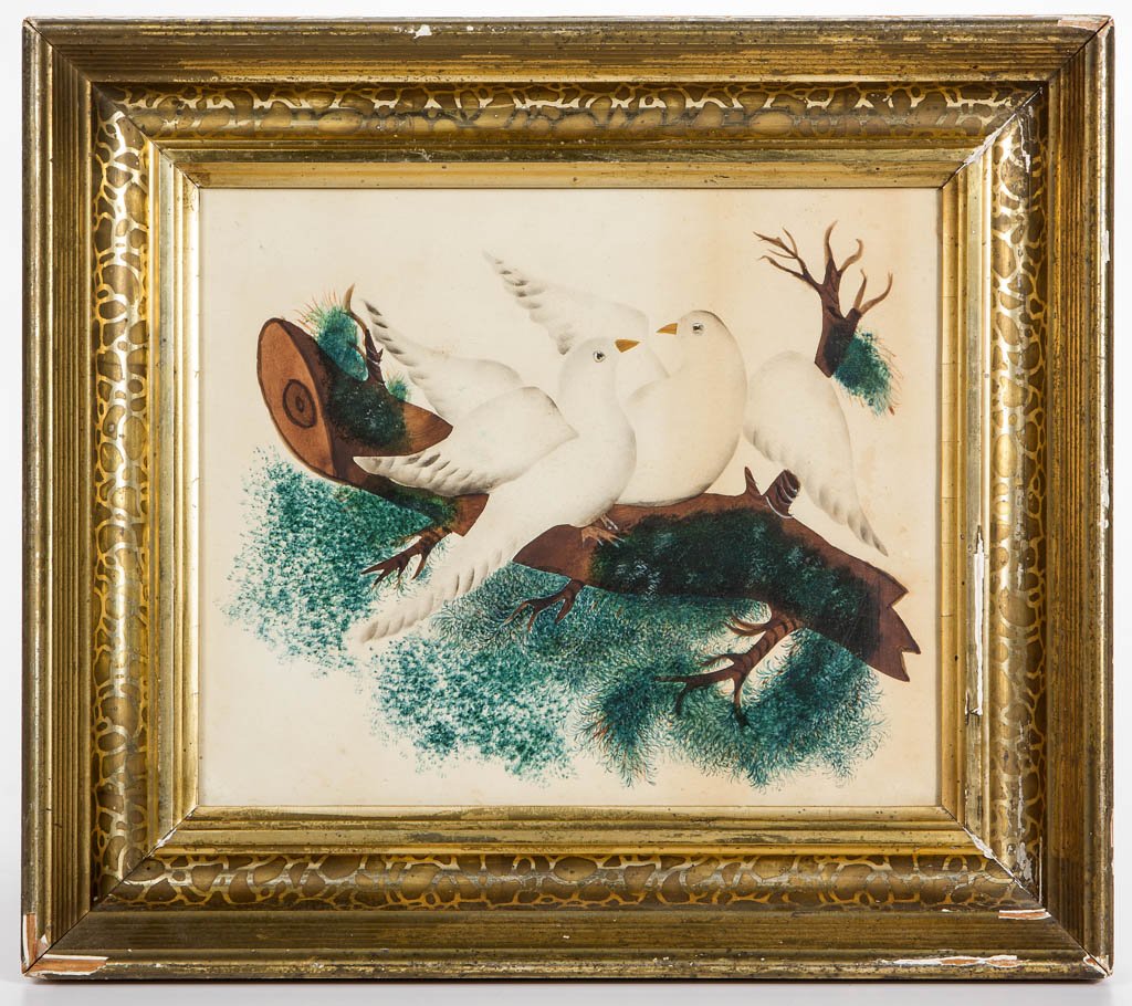 AMERICAN SCHOOL (19TH CENTURY) FOLK ART THEOREM (1 of 1)