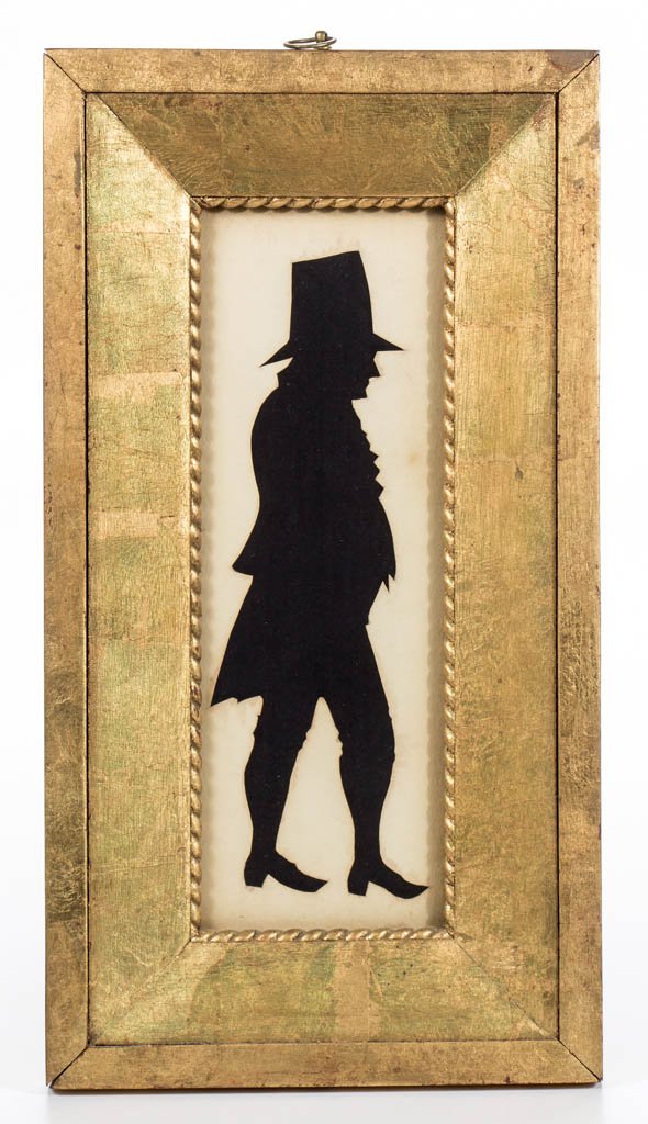 AMERICAN OR BRITISH HOLLOW-CUT SILHOUETTE OF A (1 of 1)