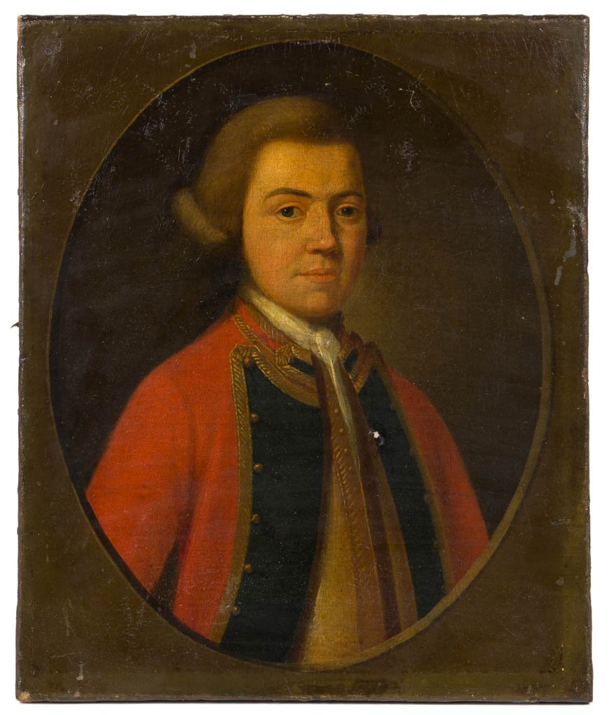 BRITISH SCHOOL (18TH CENTURY) PORTRAIT OF A MILITARY (1 of 3)