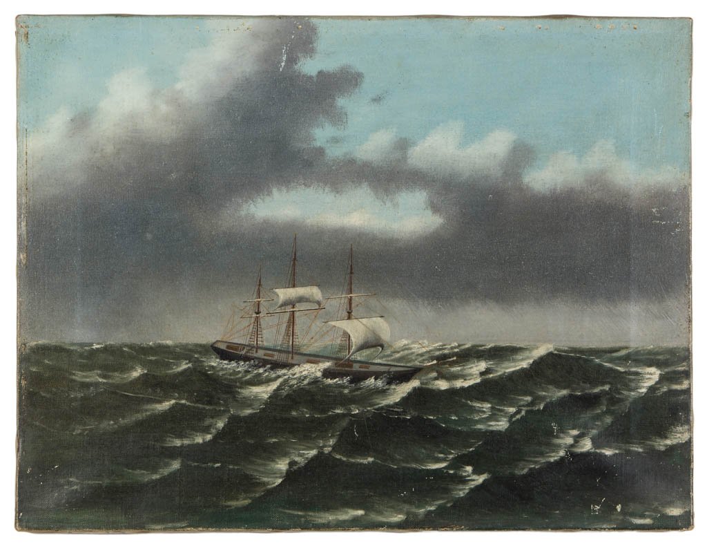 BRITISH OR AMERICAN SCHOOL (19TH CENTURY) NAUTICAL (1 of 3)