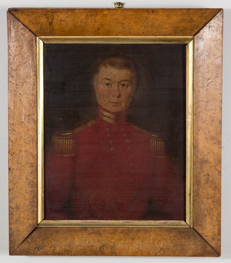 BRITISH SCHOOL (19TH CENTURY) PORTRAIT OF AN OFFICER (1 of 2)