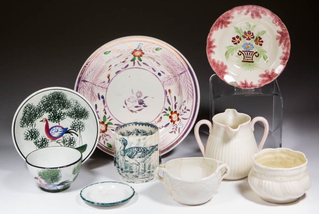 ASSORTED CERAMIC ARTICLES, LOT OF SIX (1 of 1)