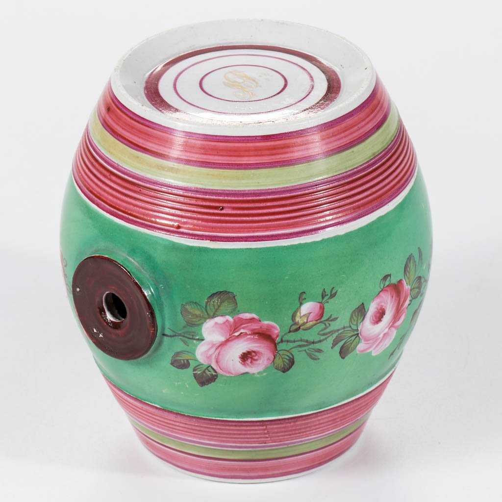 ENGLISH BRISTOL CERAMIC BARREL (1 of 2)