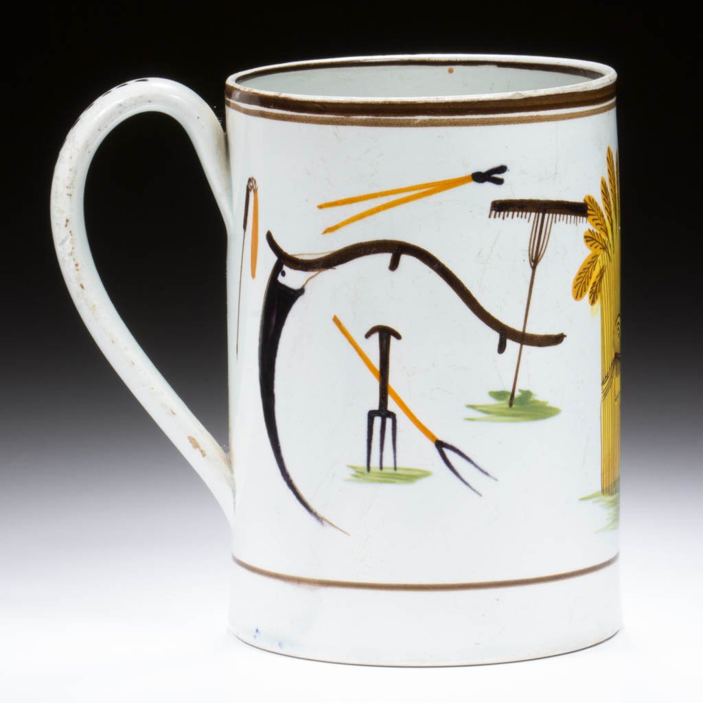 ENGLISH PEARLWARE CERAMIC MUG (1 of 3)