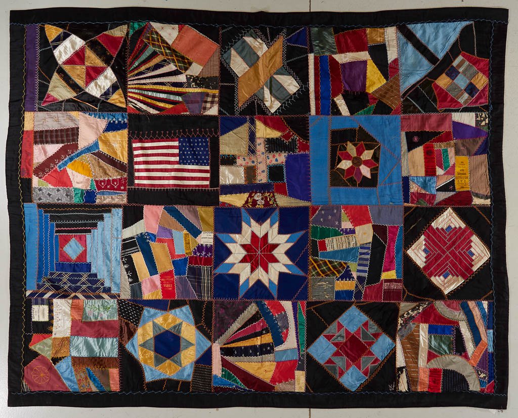 OHIO VICTORIAN CRAZY QUILT (1 of 6)