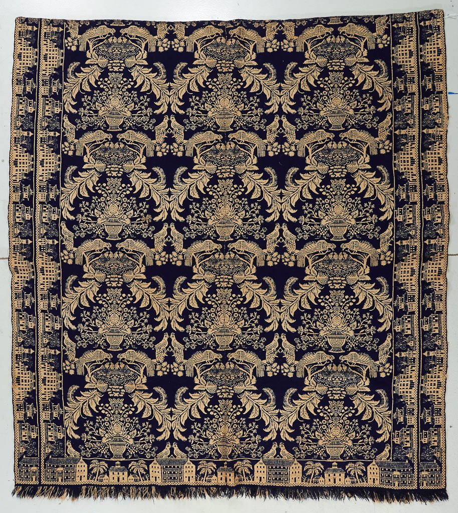 OHIO-ATTRIBUTED JACQUARD COVERLET (1 of 3)