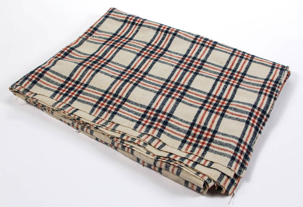 AMERICAN HAND-WOVEN TWILL COVERLET (1 of 1)