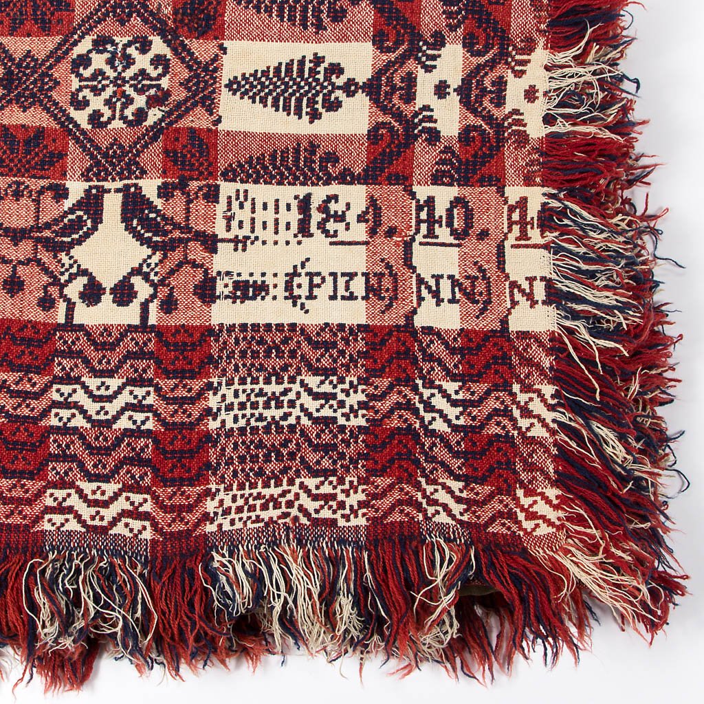 AMERICAN JACQUARD COVERLET (1 of 3)