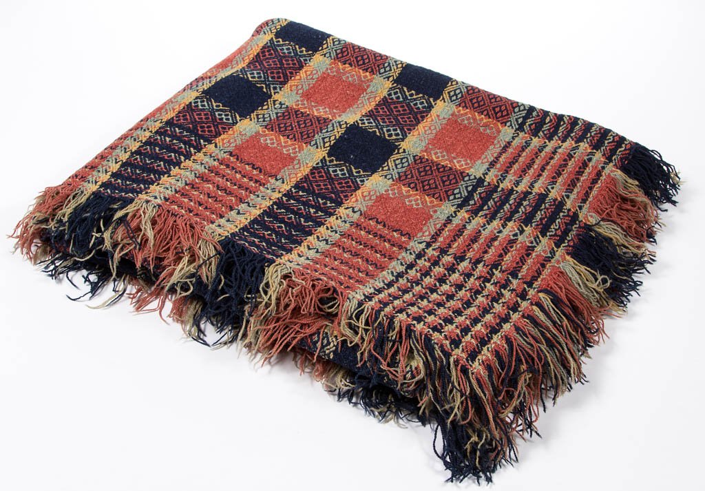AMERICAN TWILL WOVEN COVERLET (1 of 2)