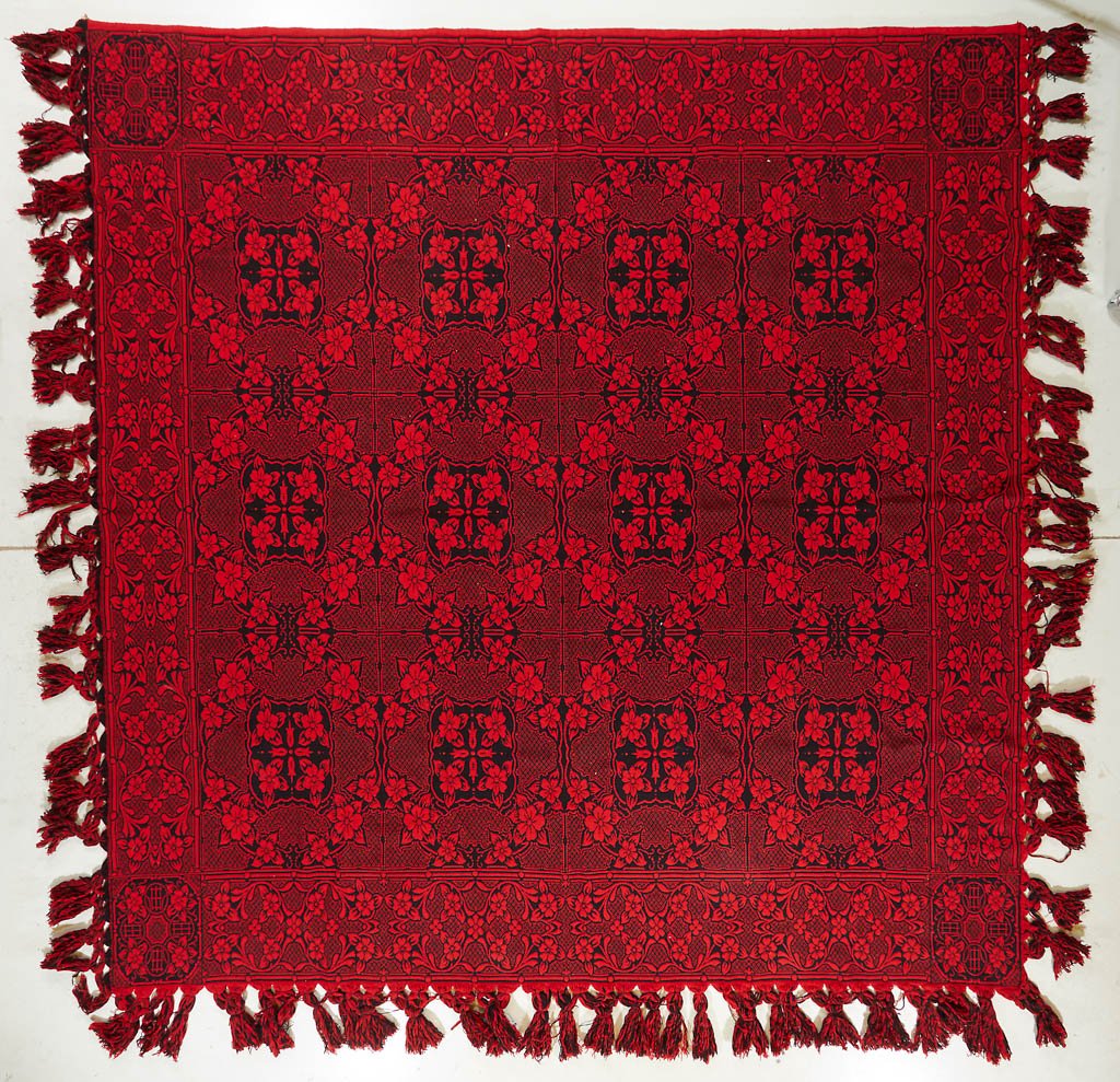 WOVEN JACQUARD-STYLE COVERLET (1 of 2)