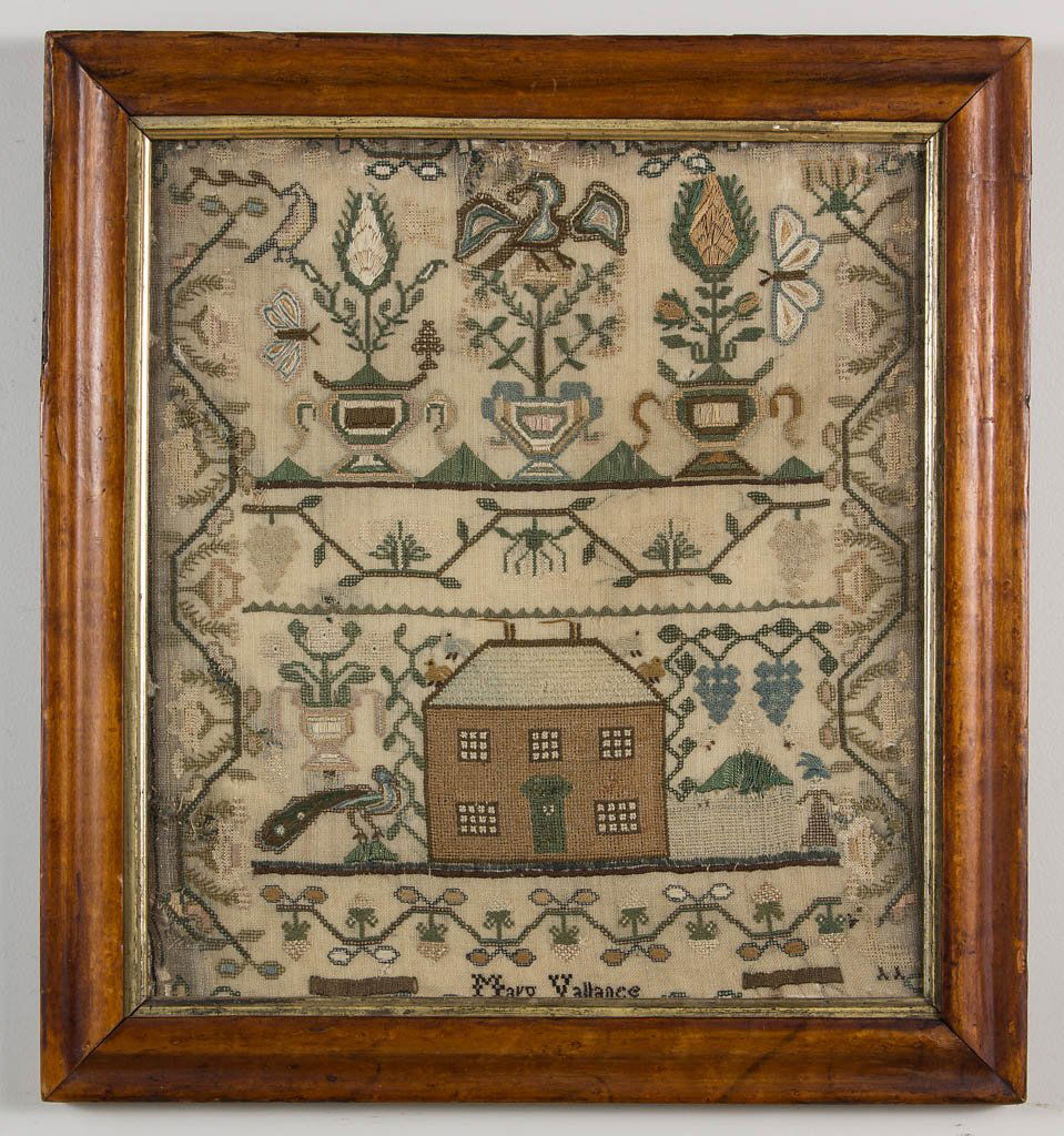MARY VALLANCE (BRITISH / AMERICAN) PICTORIAL NEEDLEWORK (1 of 4)