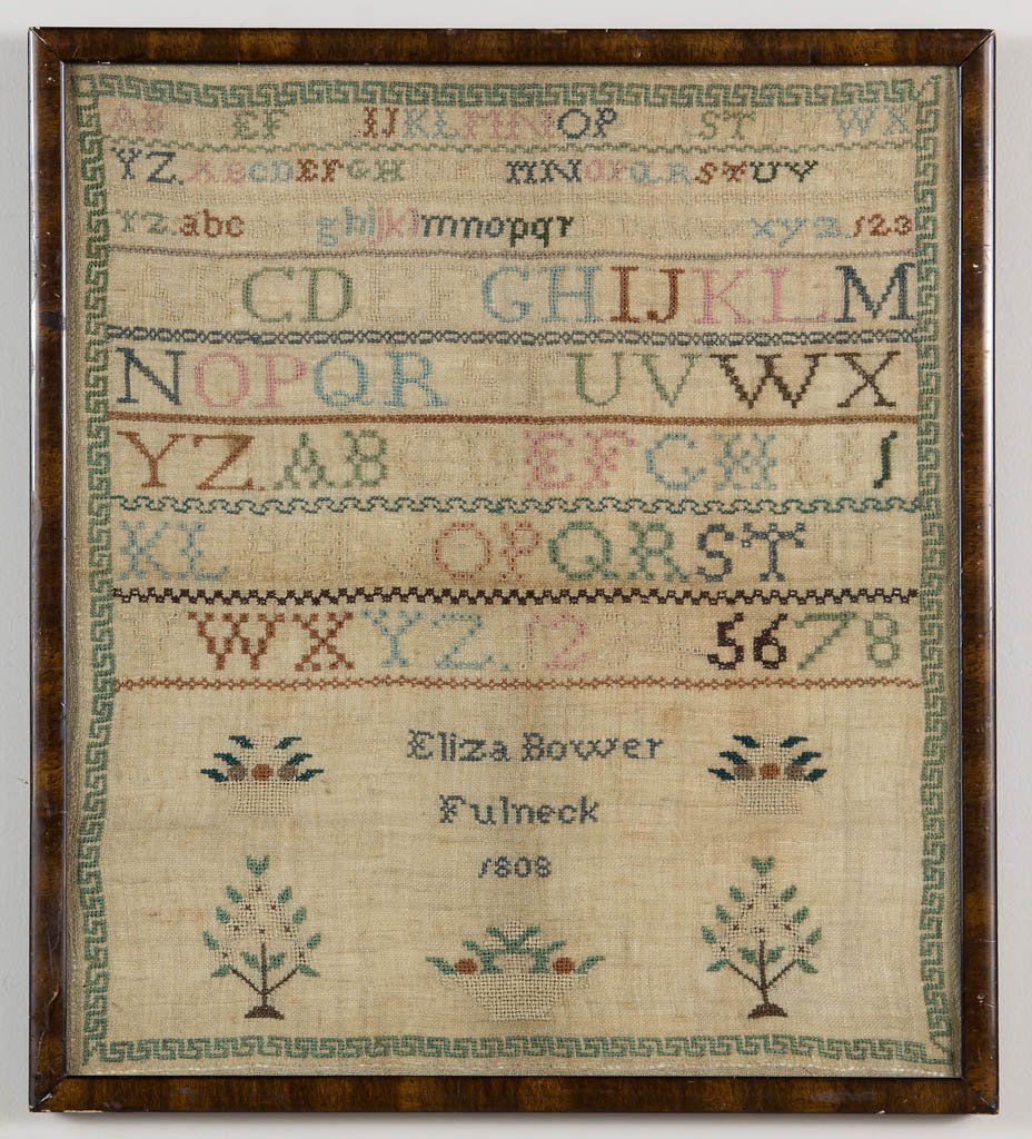 ELIZA BOWER (BRITISH / AMERICAN) PICTORIAL NEEDLEWORK (1 of 3)