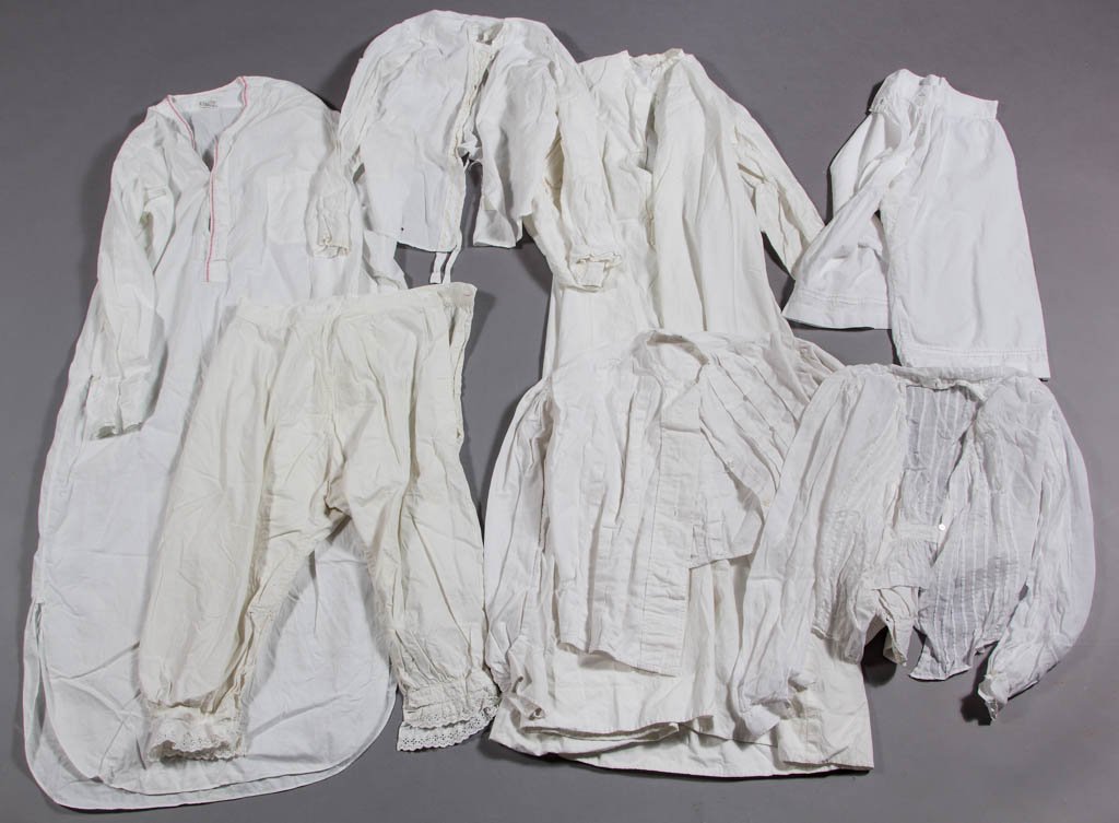 ASSORTED VICTORIAN LADY'S CLOTHING ARTICLES, LOT OF (1 of 1)