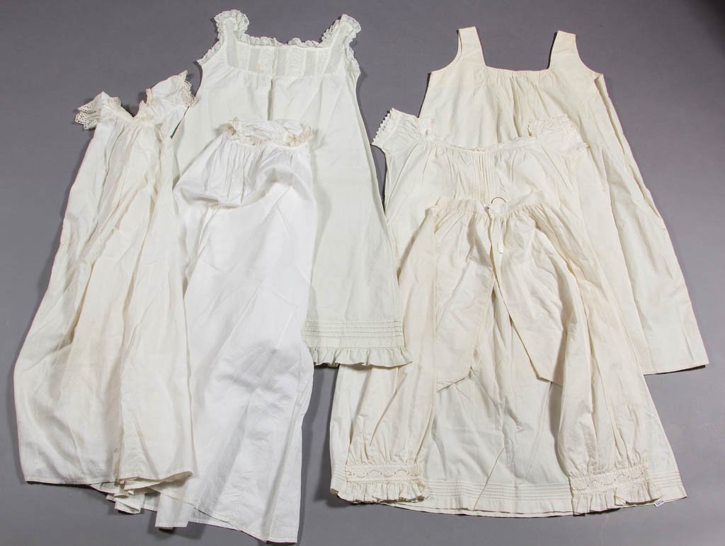 VICTORIAN LADY'S CLOTHING ARTICLES, LOT OF SIX (1 of 3)
