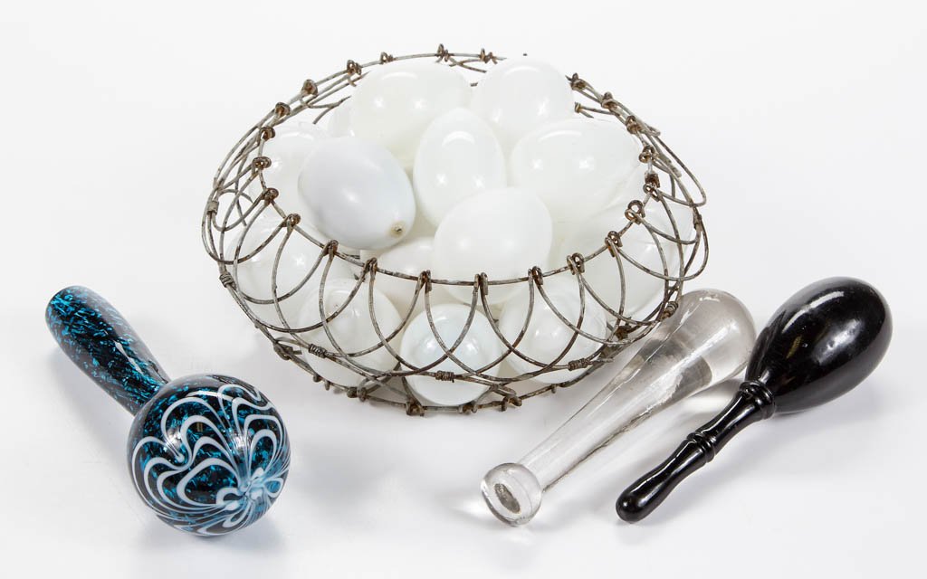 ASSORTED BLOWN GLASS DARNERS, LOT OF 20 (1 of 1)