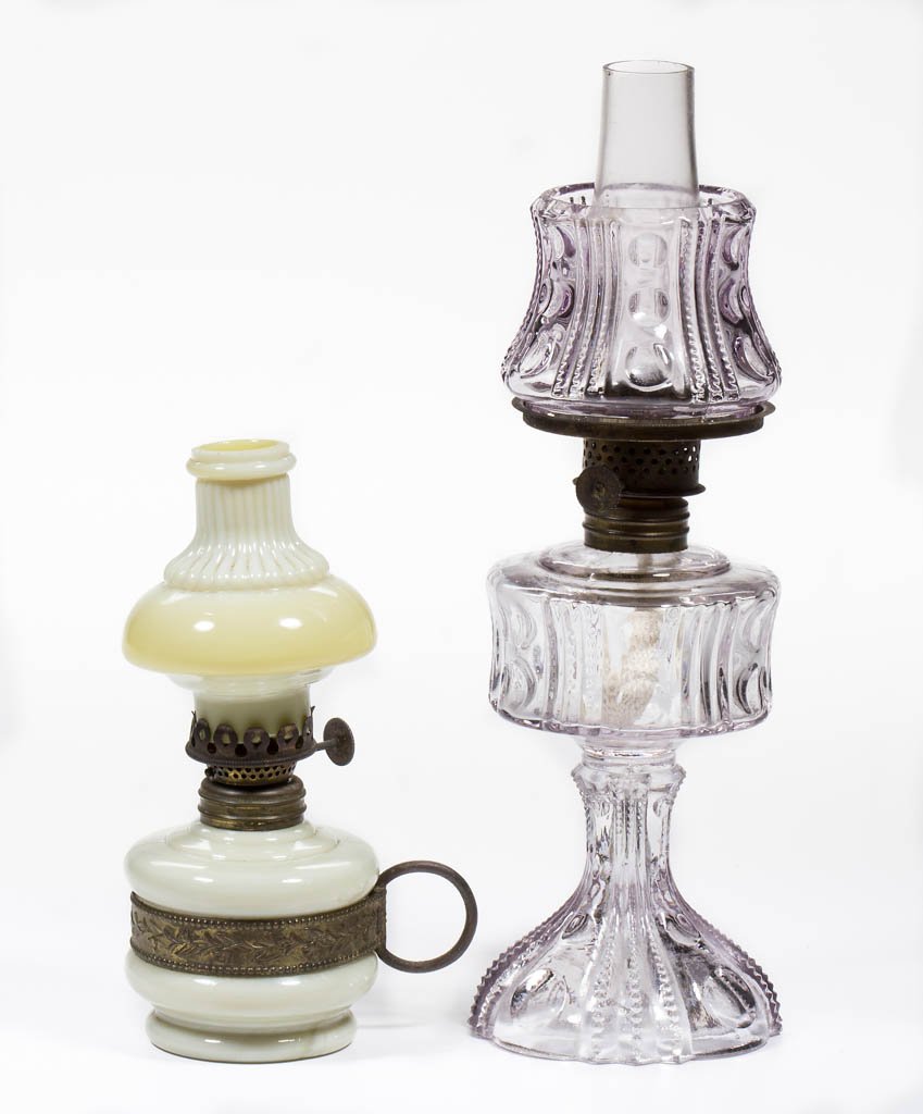 ASSORTED MINIATURE LAMPS, LOT OF TWO (1 of 1)