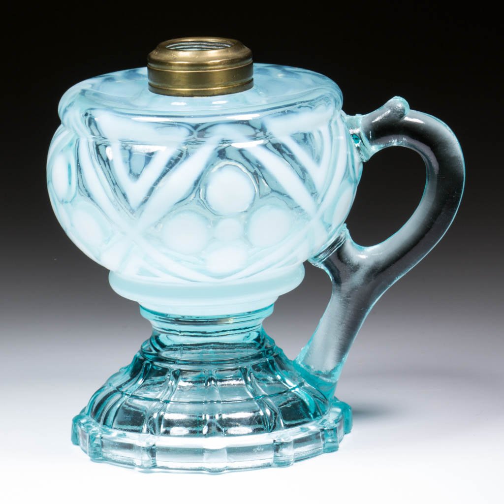 MIX AND MATCH KEROSENE FOOTED FINGER LAMP (1 of 1)