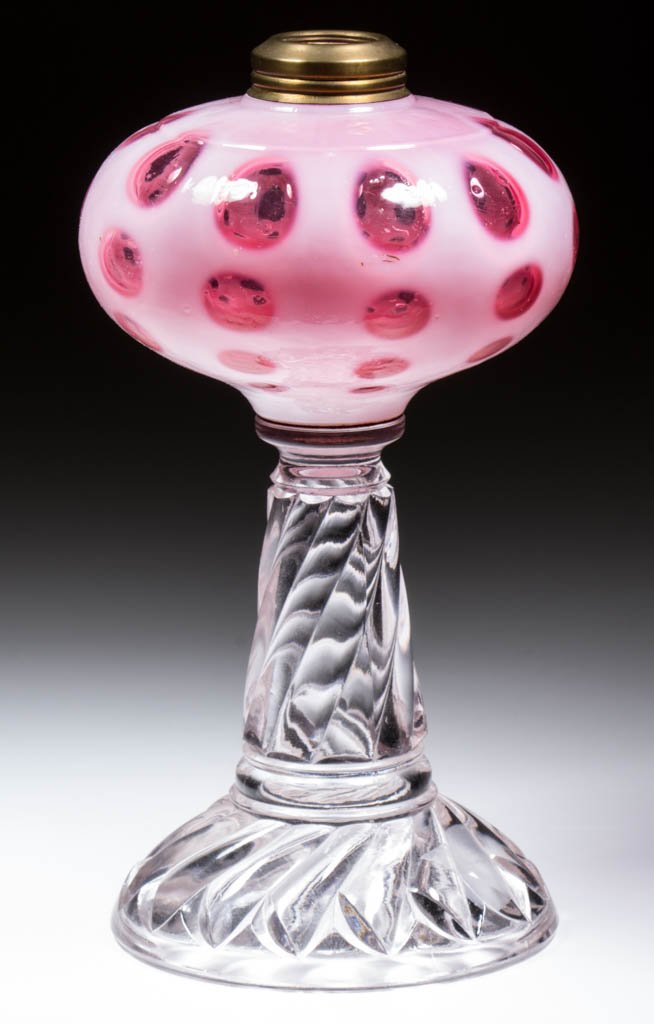 POLKA DOT KEROSENE STAND LAMP (1 of 1)