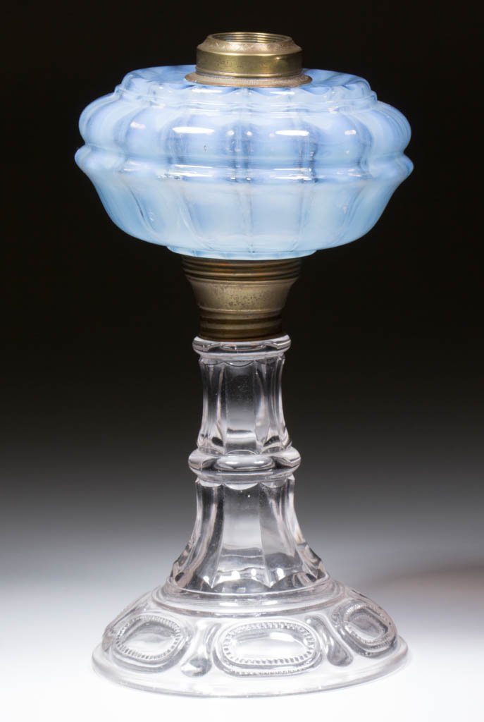 NICKEL PLATE 101 KEROSENE STAND LAMP (1 of 1)