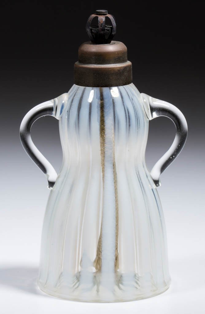 STRIPE OPALESCENT PERFUME BURNER (1 of 1)