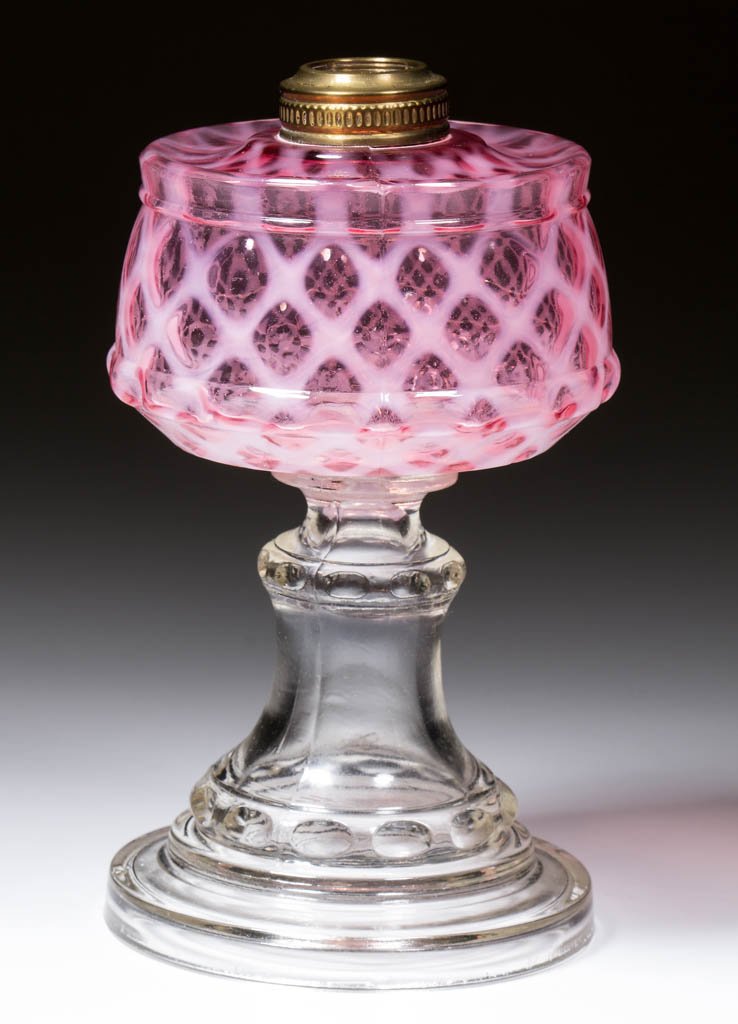 DEPRESSED OVAL BANDS / DAKOTA KEROSENE STAND LAMP (1 of 1)