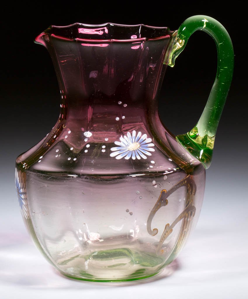 VICTORIAN PANEL-OPTIC WATER PITCHER (1 of 1)