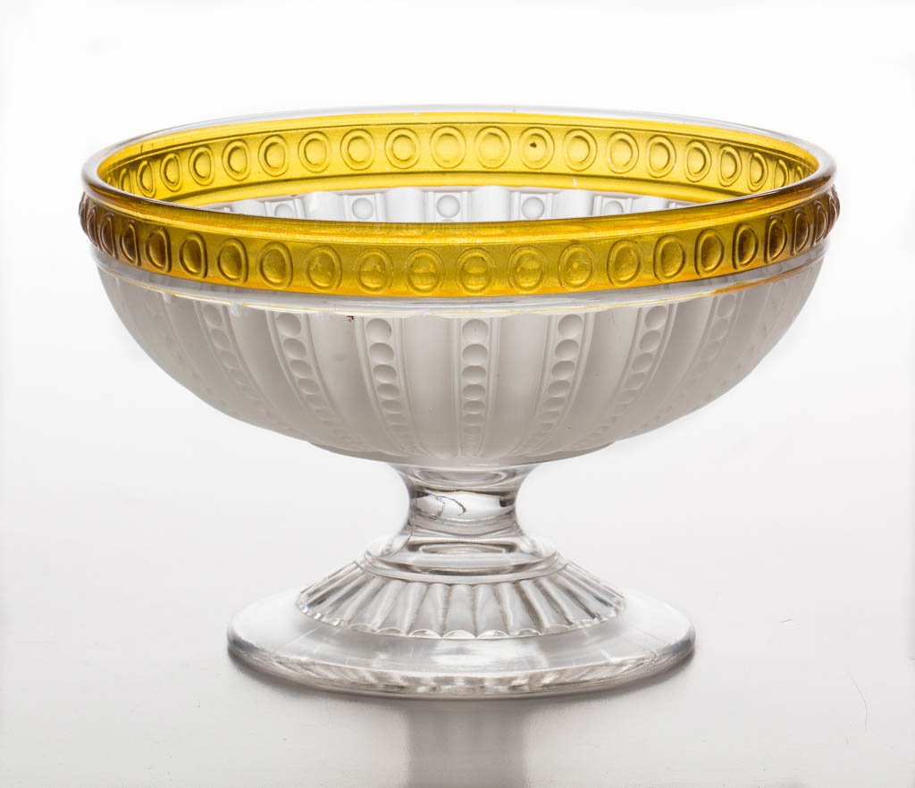 DUNCAN NO. 95 / GONTERMAN - AMBER-STAINED OPEN COMPOTE (1 of 1)