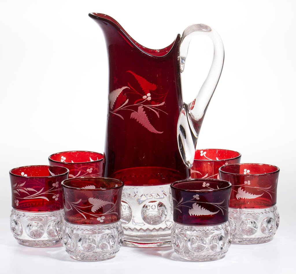 KING'S CROWN / EXCELSIOR (OMN) - RUBY-STAINED (1 of 1)