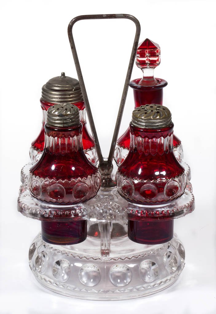 KING'S CROWN / EXCELSIOR (OMN) - RUBY-STAINED (1 of 1)