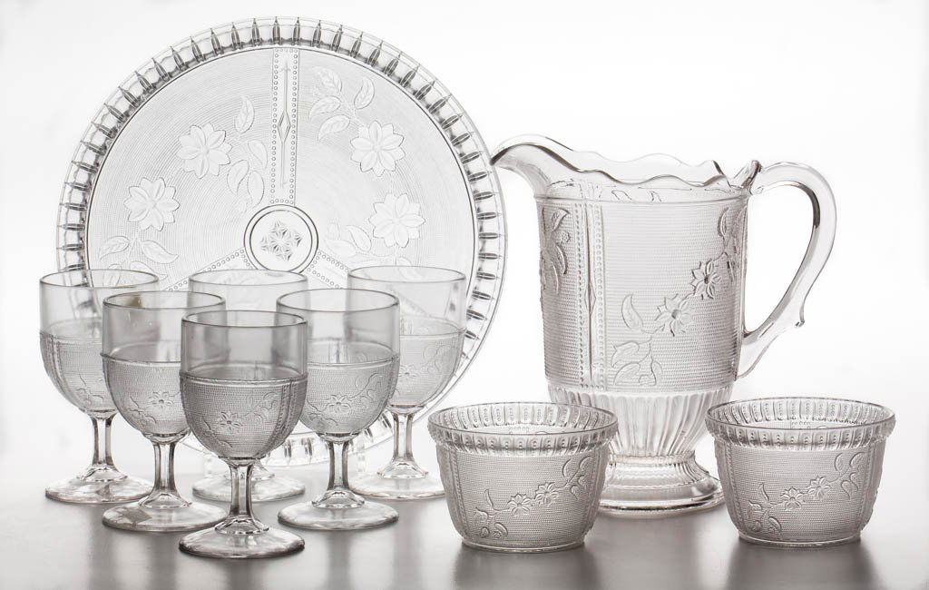 PRIMROSE / SPARKLING (OMN) TABLE ARTICLES, LOT OF TEN (1 of 1)