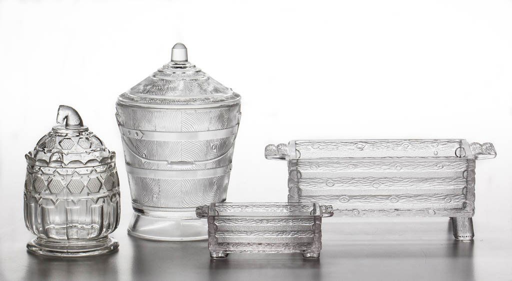 ASSORTED EAPG TABLE ARTICLES, LOT OF FOUR (1 of 1)