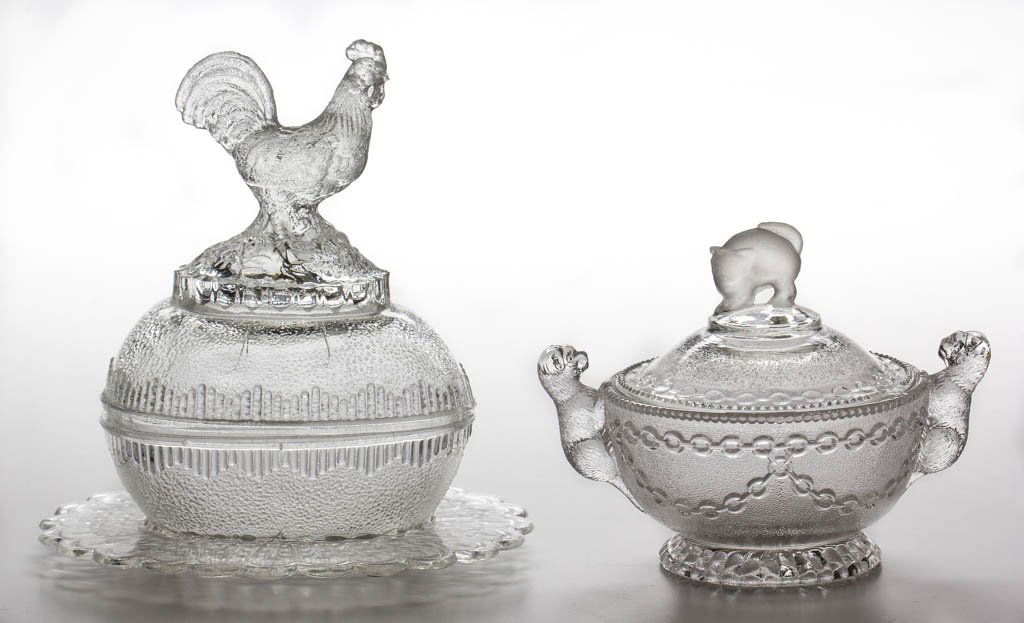 ASSORTED FIGURAL NOVELTY ARTICLES, LOT OF TWO (1 of 1)