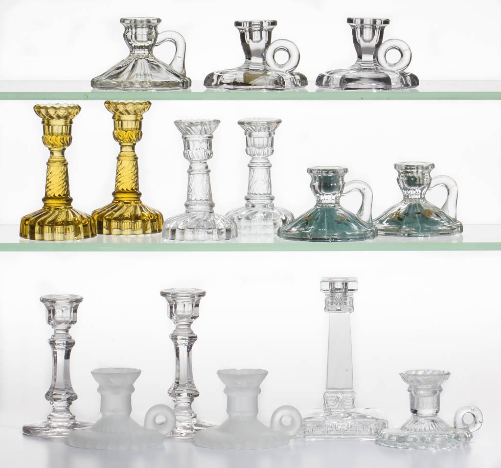 ASSORTED CHILDREN'S TOY CANDLESTICKS/CANDLE HOLDERS, (1 of 1)