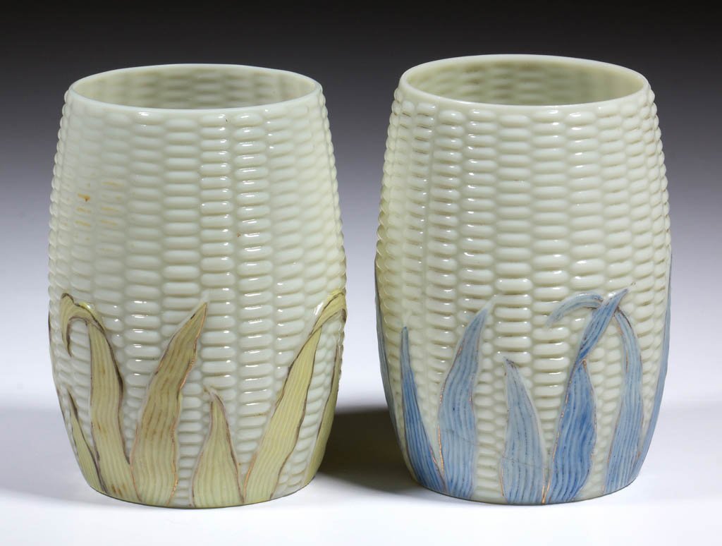 LIBBEY'S MAIZE SPOONERS, LOT OF TWO (1 of 1)