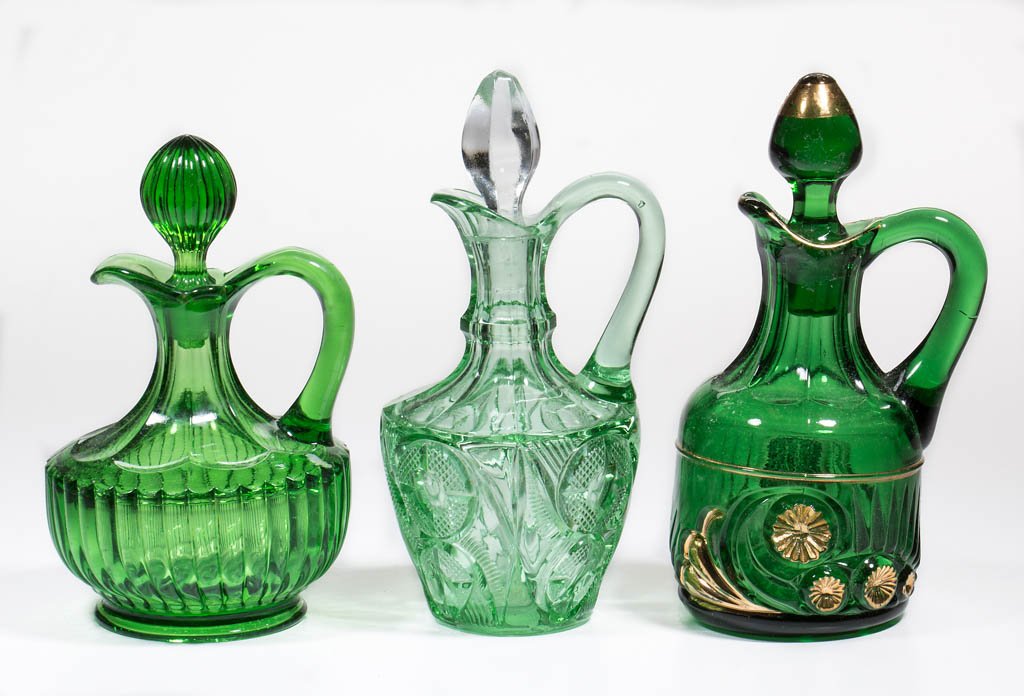 ASSORTED EAPG CRUETS, LOT OF THREE (1 of 1)